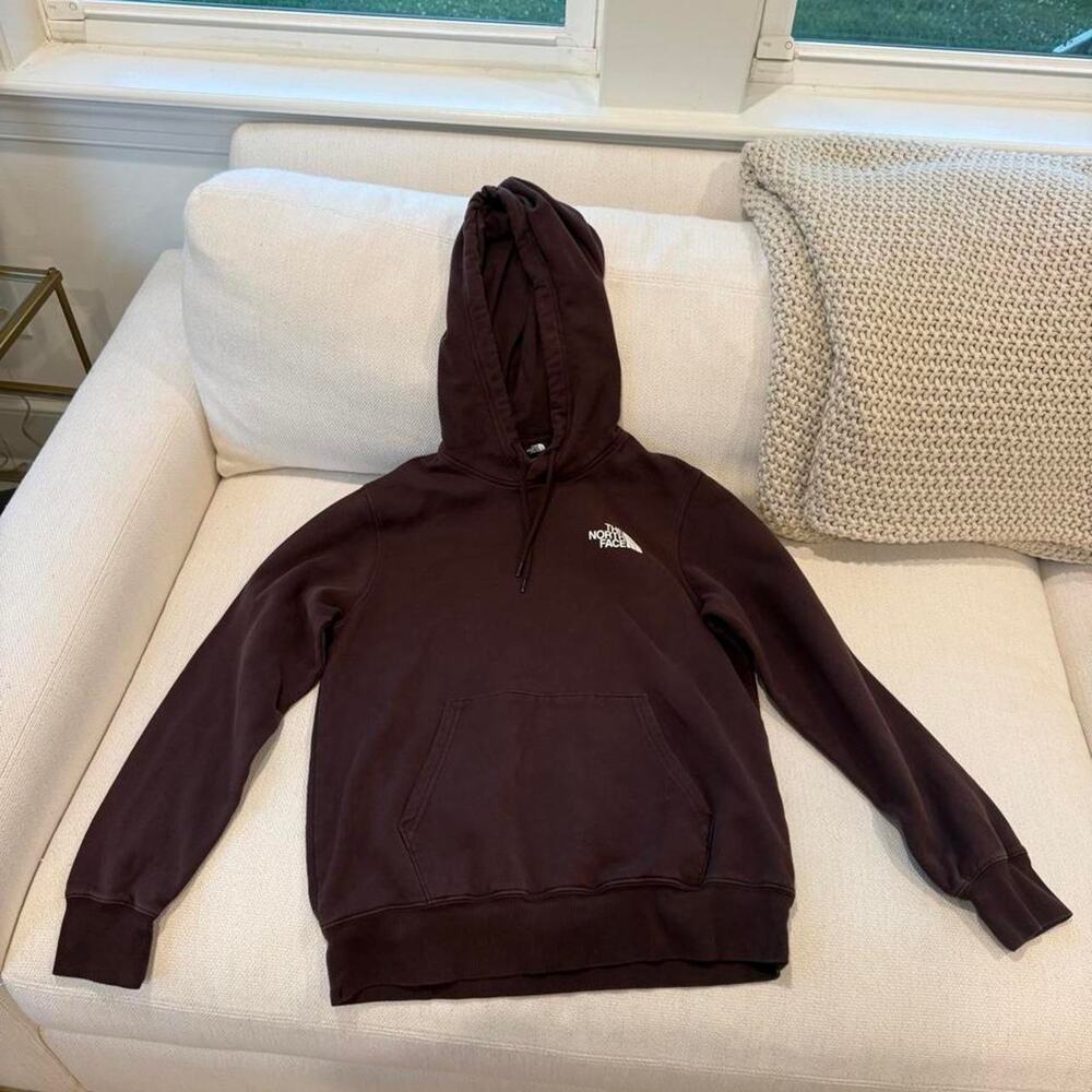 The north face brown hoodie